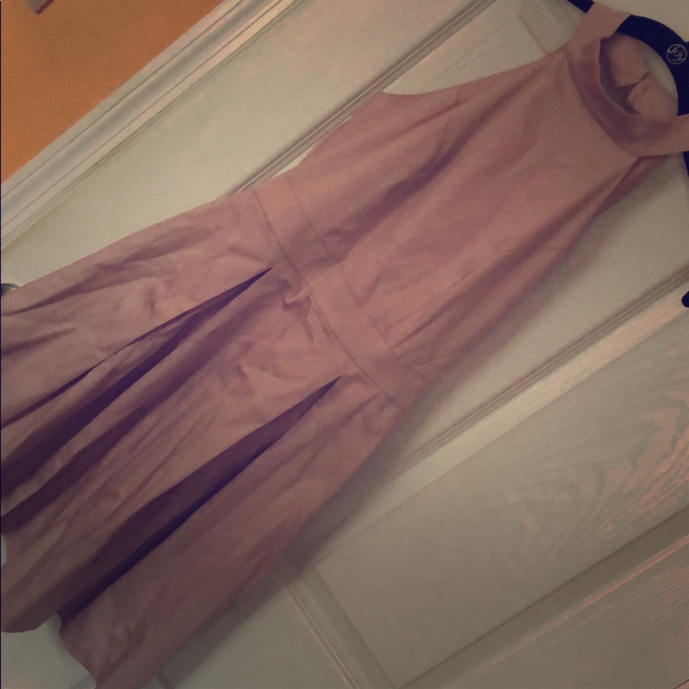 Pink A-line dress